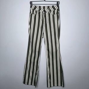 Wrangler Women’s Fierce Striped Flare Jeans Green No Size Tag